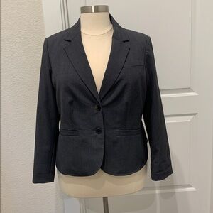 Calvin Klein Charcoal Gray Blazer
